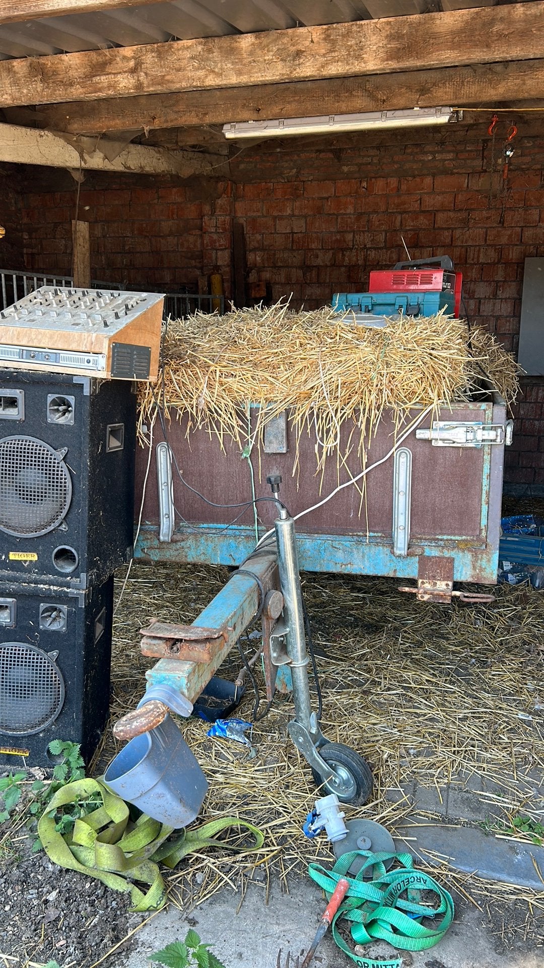 Landbouw kar, Ophalen
