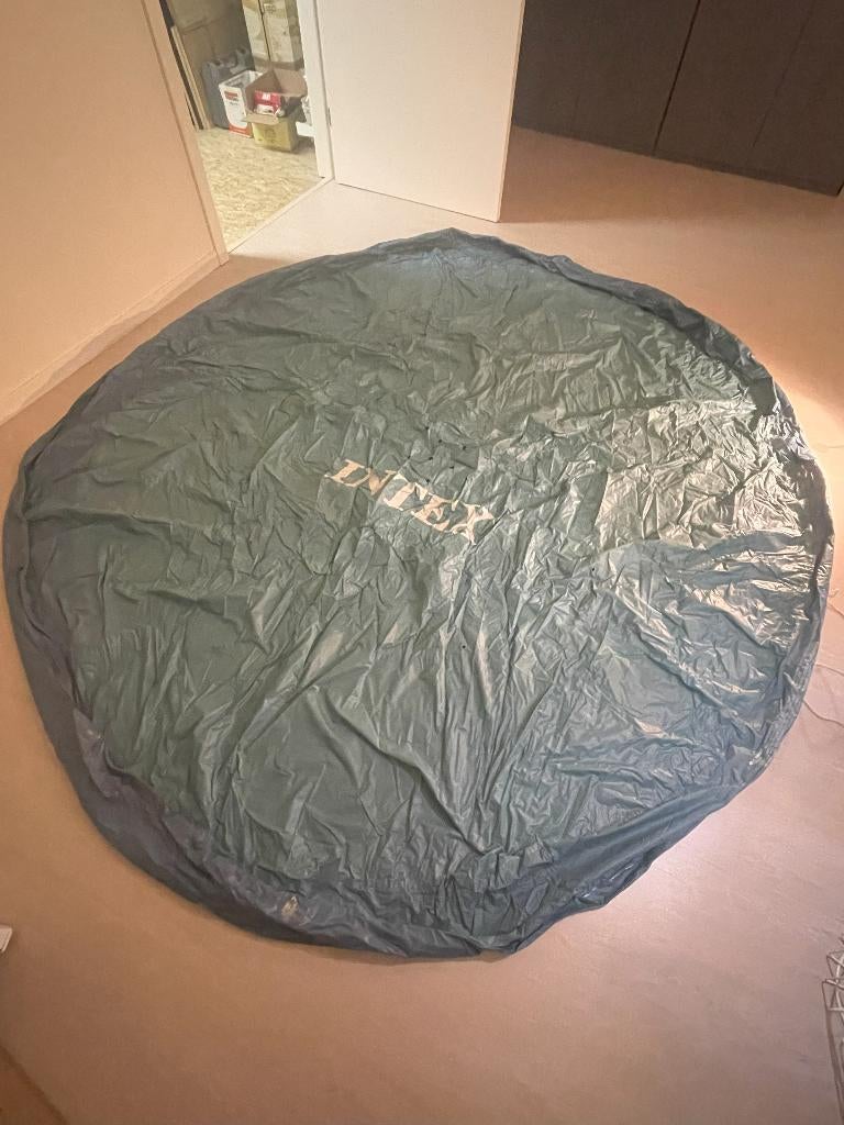Intex afdekzeil rond, Ophalen, Gebruikt, Afdekzeil
