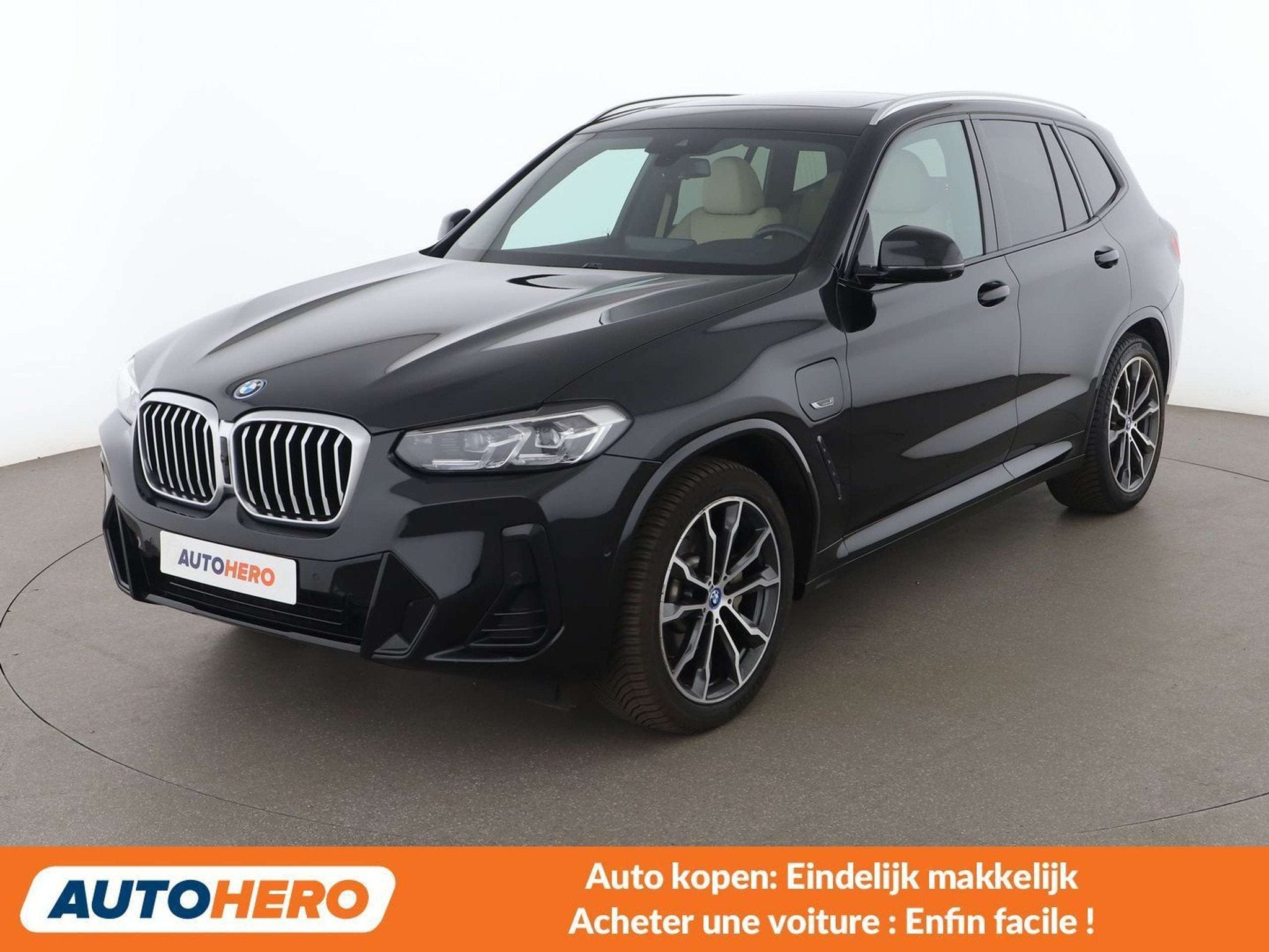 BMW X3 xDrive 30e M Sport (bj 2022, automaat), Auto's, Automaat, Zwart, Leder, 5 zetels
