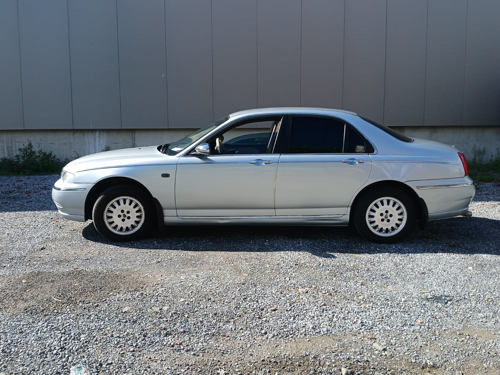 Nice Rover 75 2.0 Essence Automatique Approuvé à Vendre, Autos, Cuir, Argent ou Gris, Beige, Berline