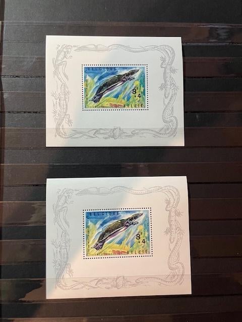2 feuilles du zoo d'Anvers, Timbres & Monnaies, Enlèvement ou Envoi, Non oblitéré, Timbre-poste