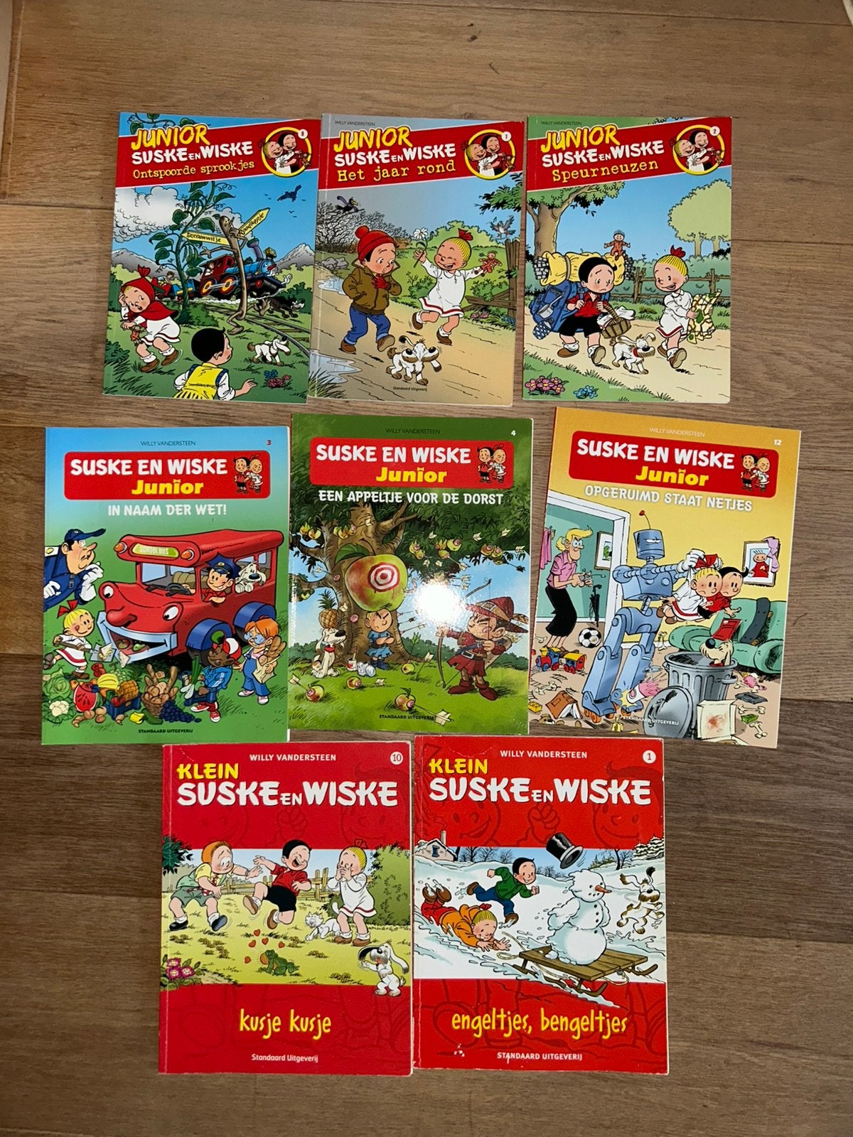 Junior suske en wiske strip met mopjes, Ophalen of Verzenden, Gelezen