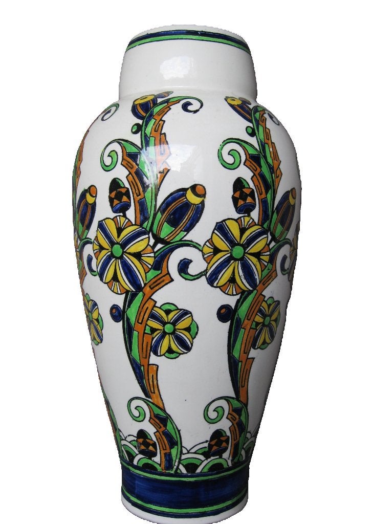 Zeldzame Boch Keramis Charles Catteau D1081 ('1927)., Antiek en Kunst, Ophalen