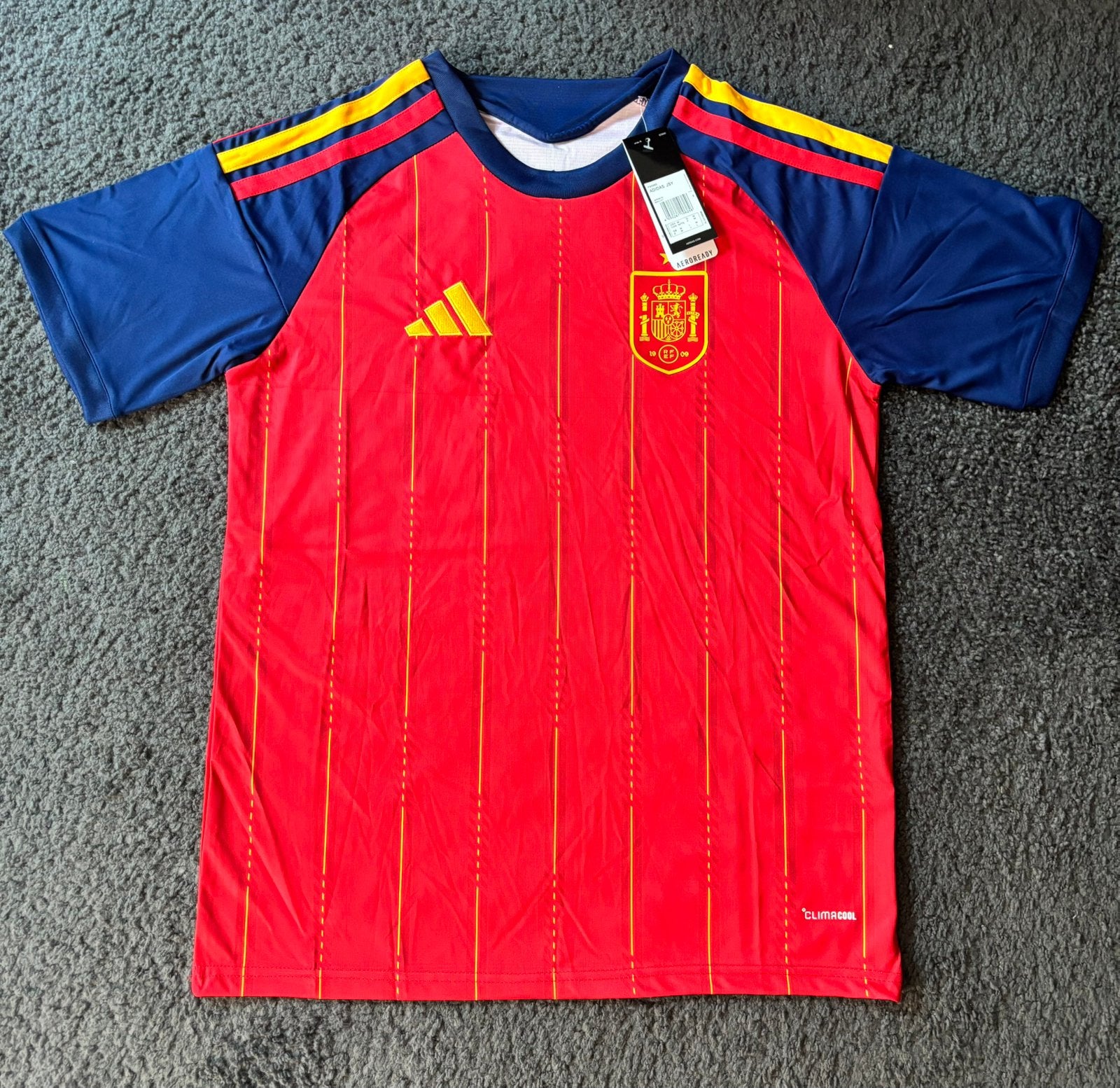 Maillot espagne coupe du monde, Sport en Fitness, Voetbal, Maat M, Verzenden, Nieuw, Shirt