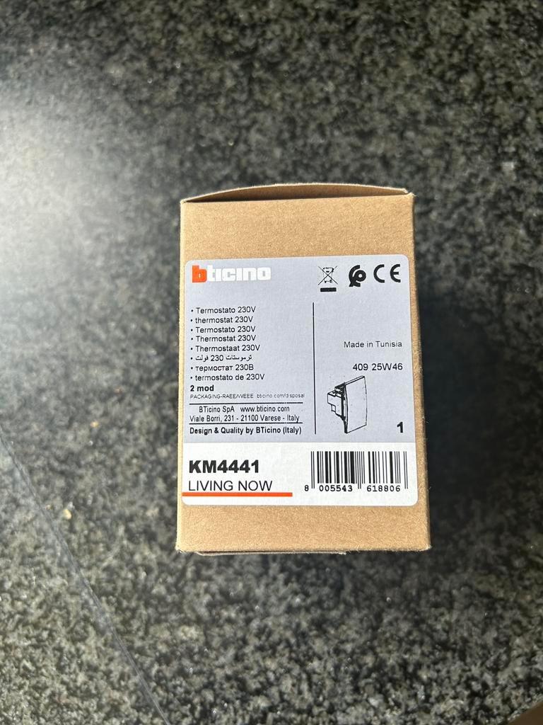 Thermostaten BTicino, Doe-het-zelf en Bouw, Thermostaten, Nieuw, Ophalen