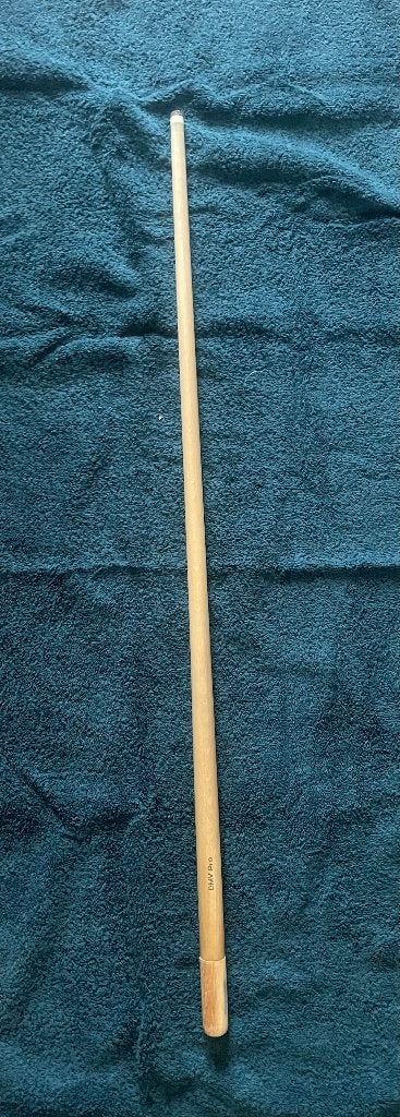 Houten flens voor biljart keu met houten schroefdraad 75,5cm, Ophalen of Verzenden, Zo goed als nieuw, Overige typen