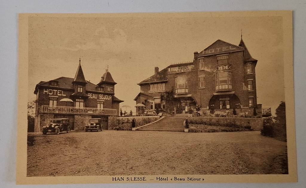 Han-sur-Lesse, Hôtel Beau Sejour, Ophalen of Verzenden, Ongelopen, Namen