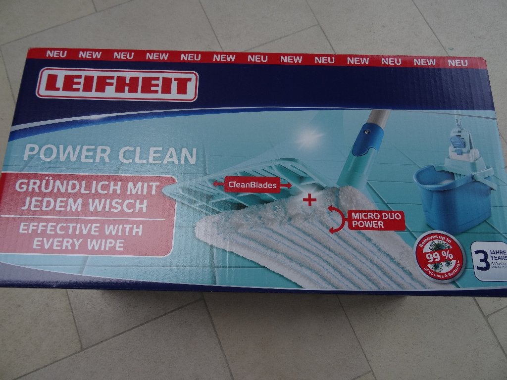 VLOERWISSER LEIFHEIT POWERCLEAN, Ophalen, Dweilemmer, -bak, of -wagen