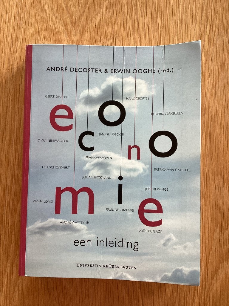 Boek Economie, Boeken, Ophalen, Gelezen, Universitaire Pers Leuven