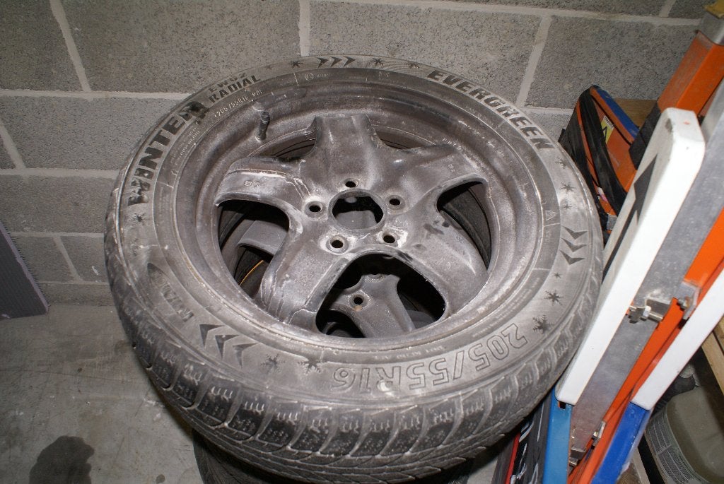 A DONNER 4 JANTES LARGES A AILETTES, Overige, Gebruikt, Velg(en), 205 mm