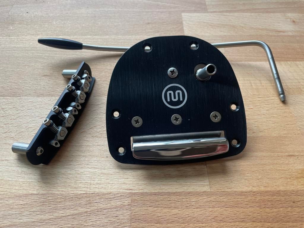 zwarte mastery OMV vibrato en bridge kit, Ophalen of Verzenden, Gebruikt