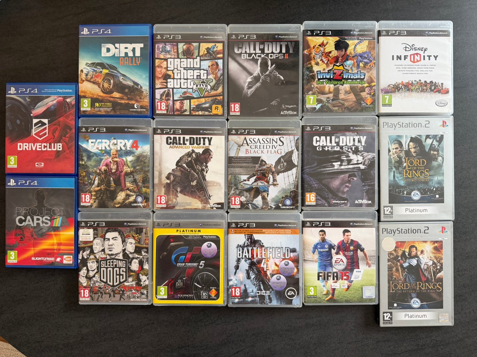 Ps2 ps3 ps4 games, Enlèvement, Comme neuf