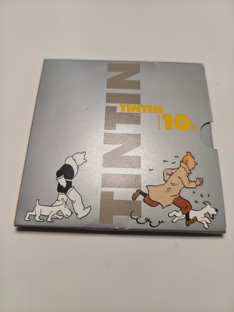 TinTin 75ans  - Pièce de 10€ en argent 925, Timbres & Monnaies, Monnaies | Europe | Monnaies euro, Argent, Belgique, Enlèvement