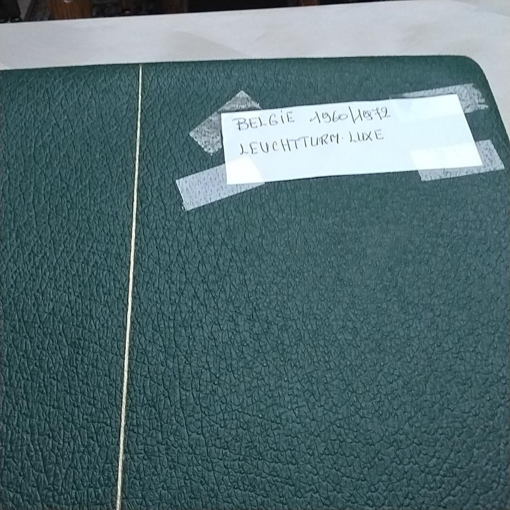 BELGIE Ledig LEUCHTTURM LUXE album 1960/1972, Ophalen of Verzenden