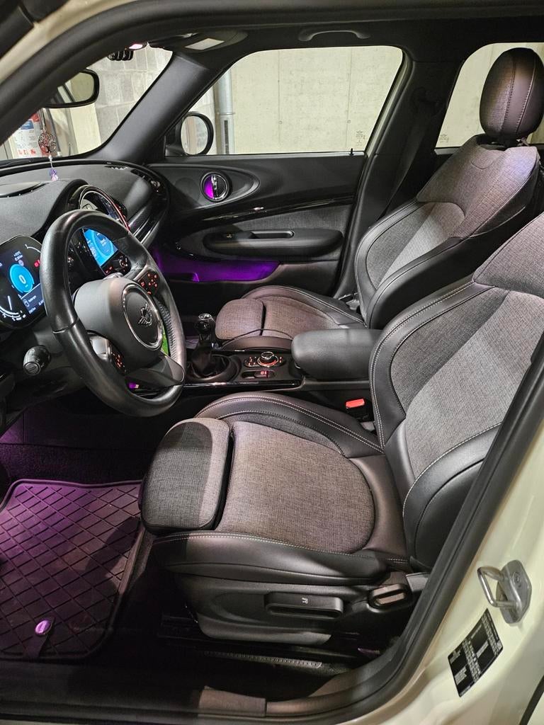 Clubman Mini Cooper zeer goede staat, Auto's, Voorwielaandrijving, Euro 5, Zwart, Leder en Stof