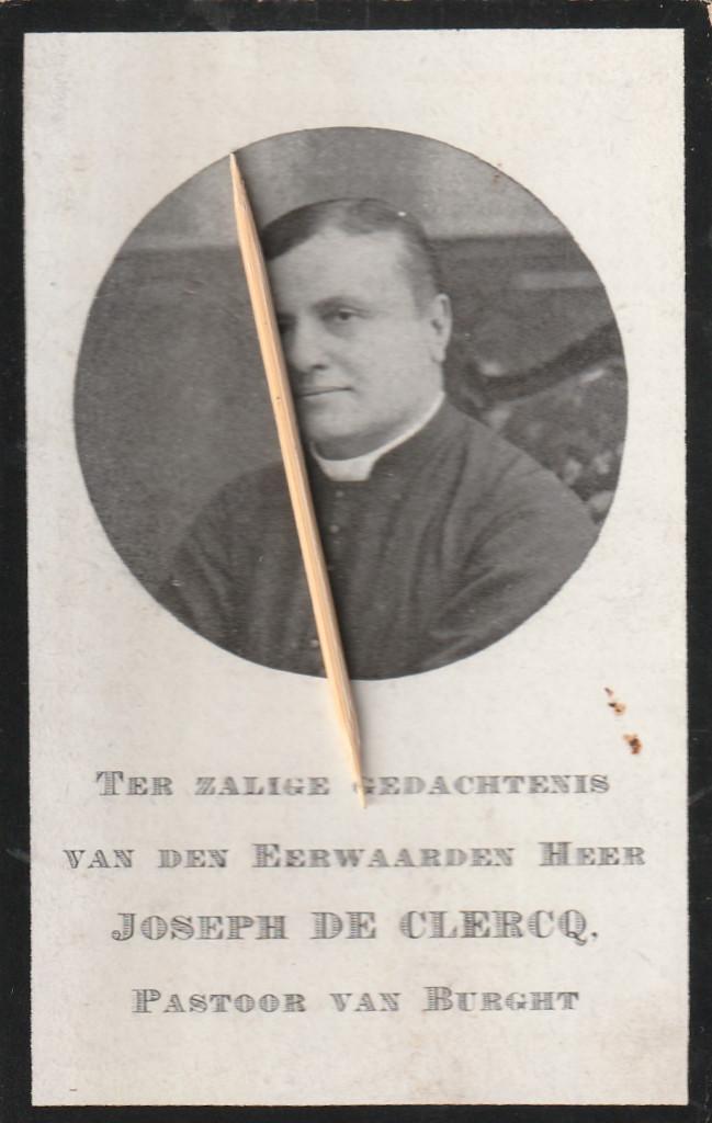 Priester De Clercq, Verzenden
