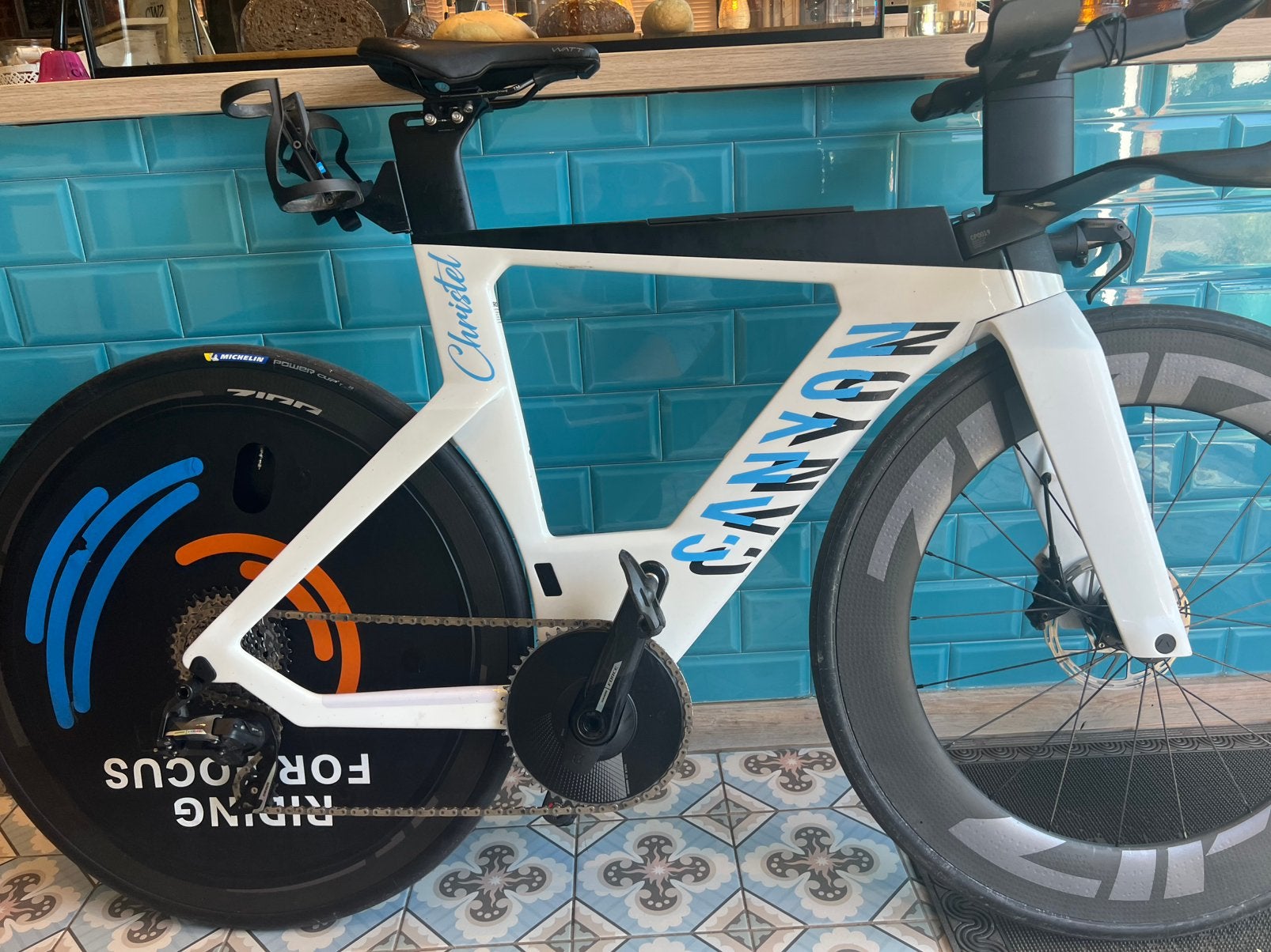 Triathlonfiets canyon CF SLX, Fietsen en Brommers, Fietsen | Racefietsen, Ophalen, Zo goed als nieuw