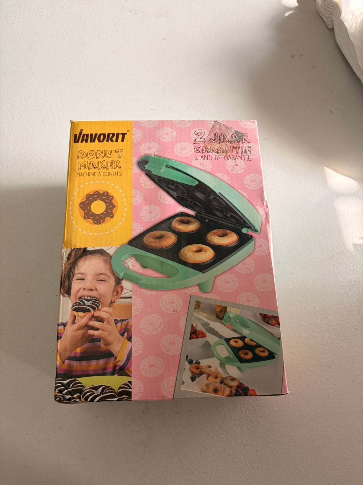 Donuttoestel, Ophalen, Gebruikt