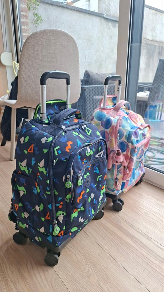 Lot de 2 sacs à dos trolley Kipling enfants – fille/garçon, Bijoux, Sacs & Beauté, Sacs | Cartables, Sac à dos, Enlèvement