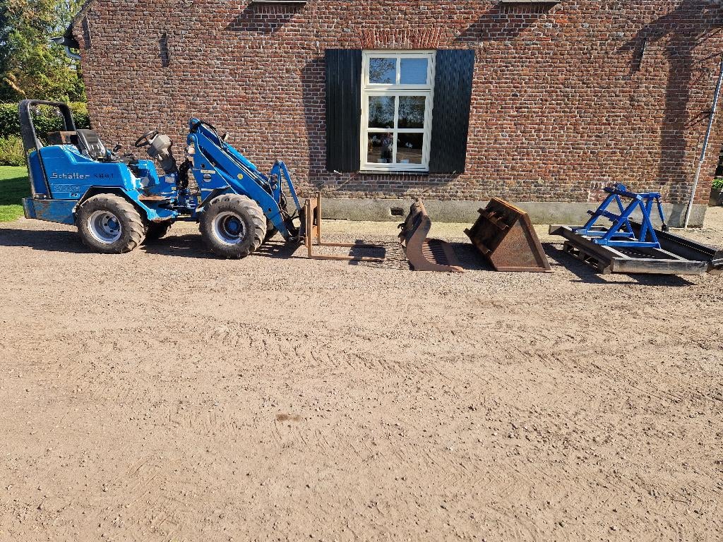 shovel schaffer weidemann giant, Ophalen, Wiellader of Shovel