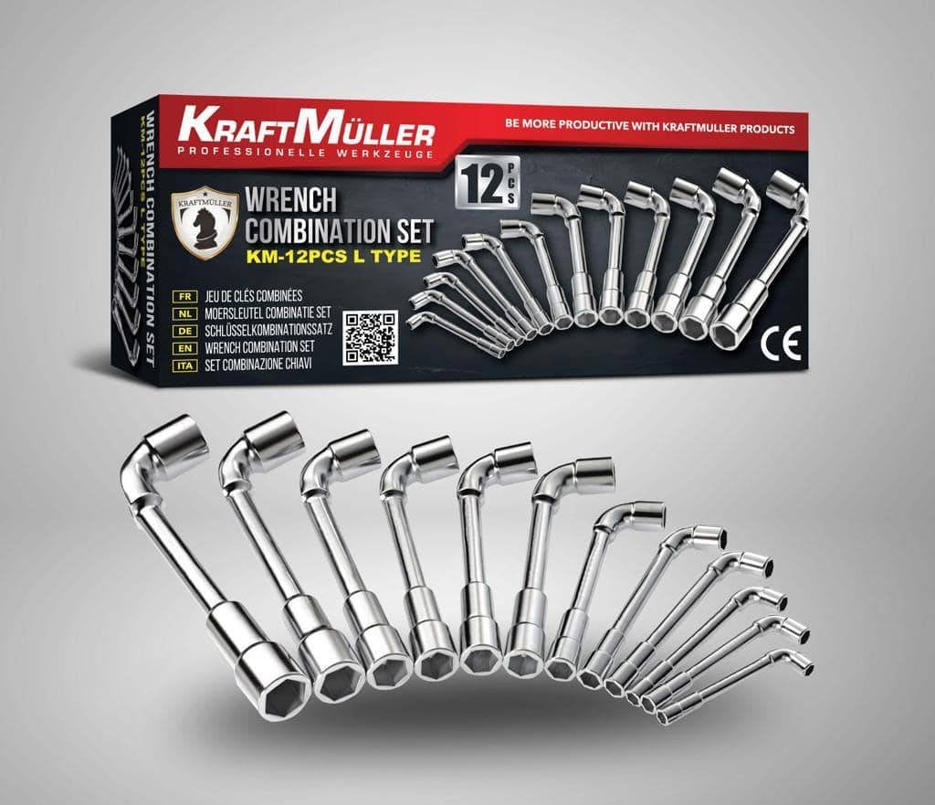 Set de 12 clefs à pipe KRAFTMULLER, Ophalen, Nieuw