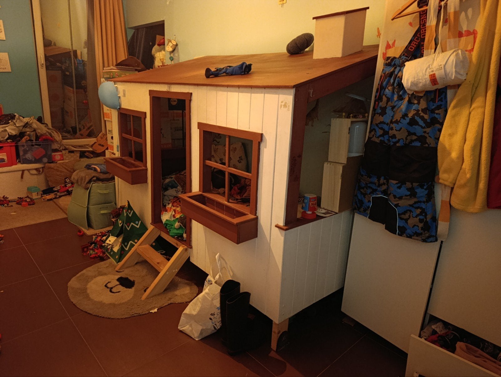 lit cabane, Enfants & Bébés, Blanc, Enlèvement, Utilisé, Autres types