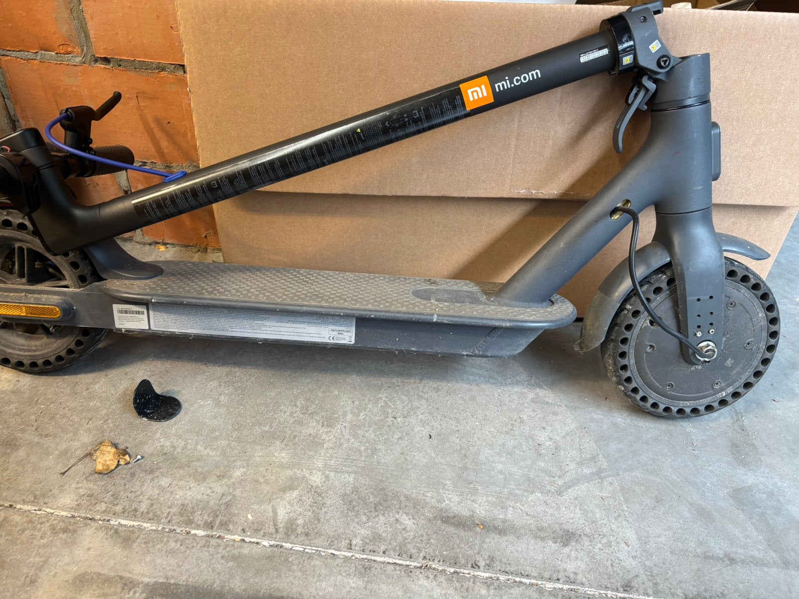 Elektrische step micom juist onderhoud op gedaan, Fietsen en Brommers, Steps, Ophalen, Zo goed als nieuw, Elektrische step (E-scooter)