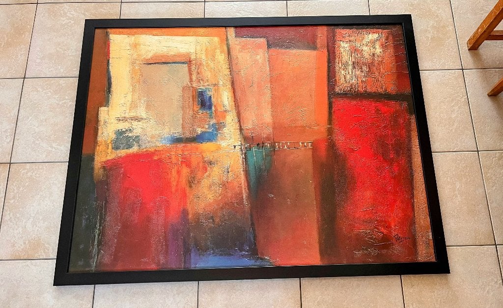 Schilderij te koop, Ophalen, Ingelijst, Overige onderwerpen, Doek