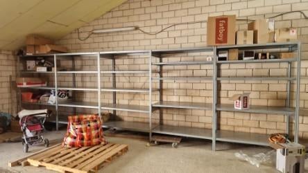 magazijnrek BITO, Ophalen