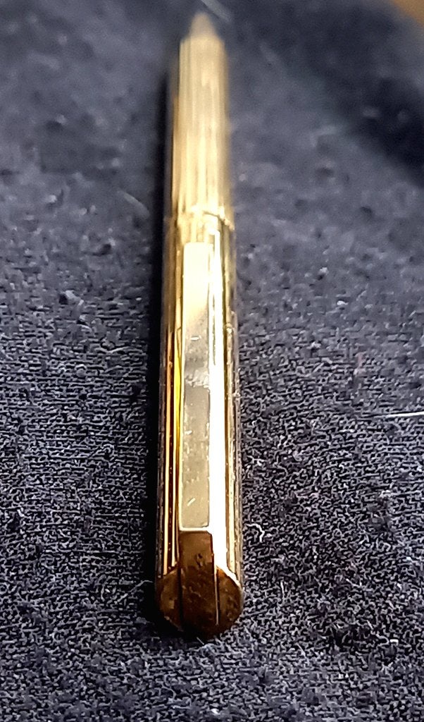 Stylo bille St Dupont plaqué, Collections, Enlèvement ou Envoi, Utilisé, Stylo