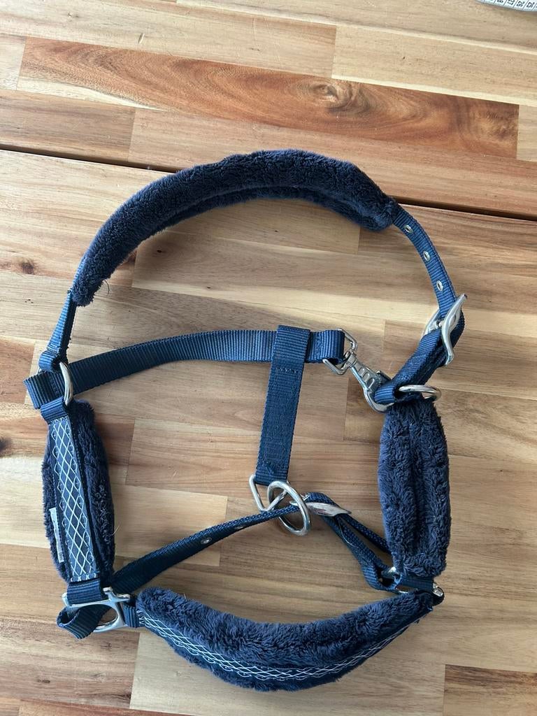 Halster blauw, Dieren en Toebehoren, Ophalen of Verzenden, Zo goed als nieuw