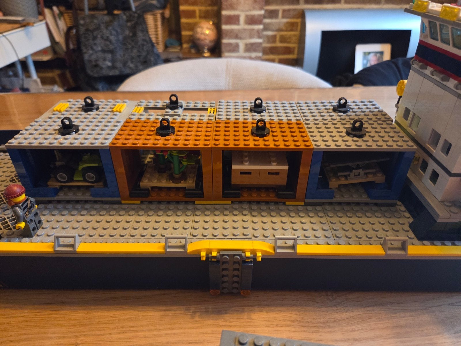 te koop lego container schip moc, Ophalen