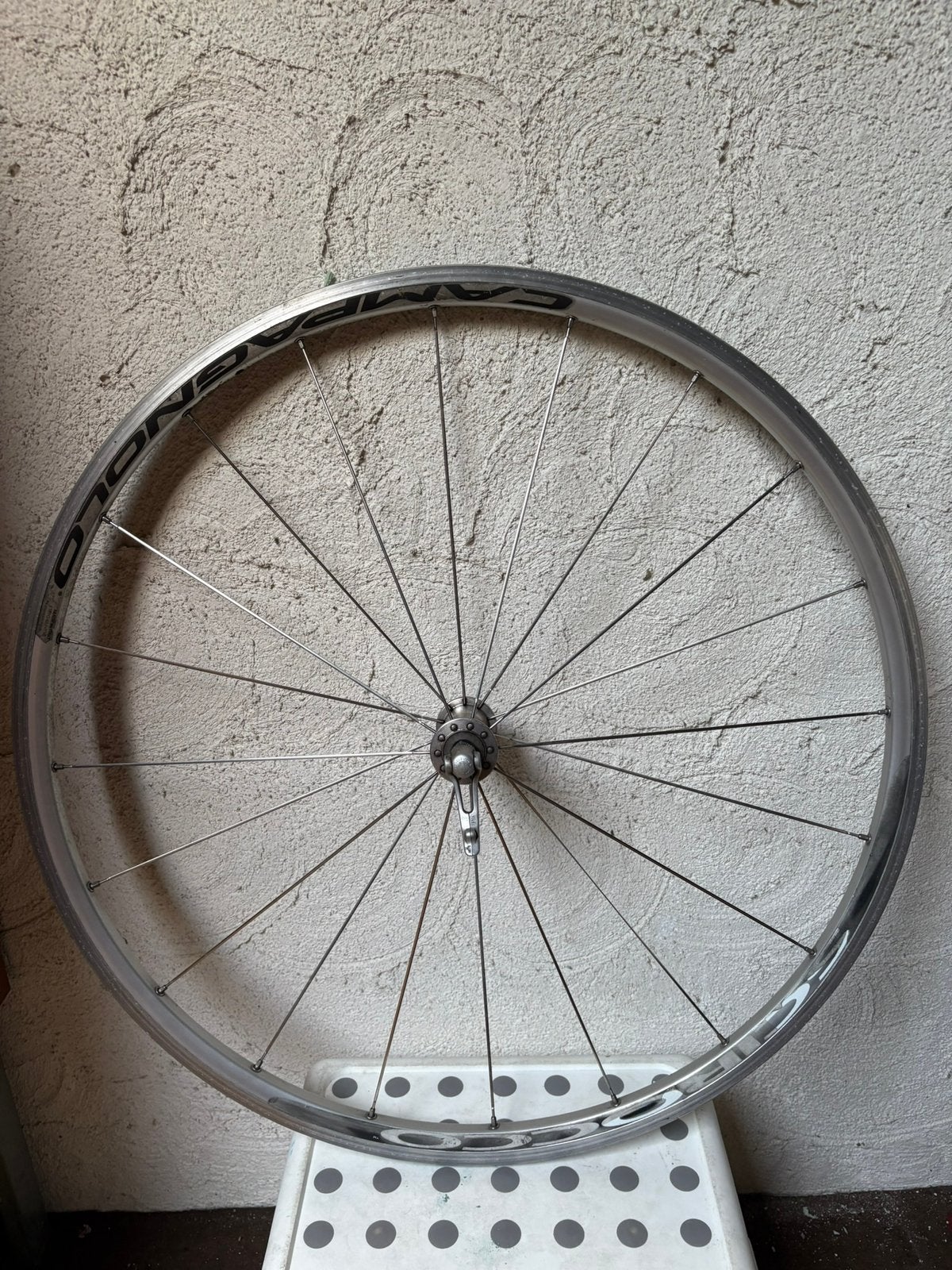 Campagnolo vintage racefiets voorwiel - made in Italy, Wiel, Ophalen of Verzenden, Zo goed als nieuw, Aluminium