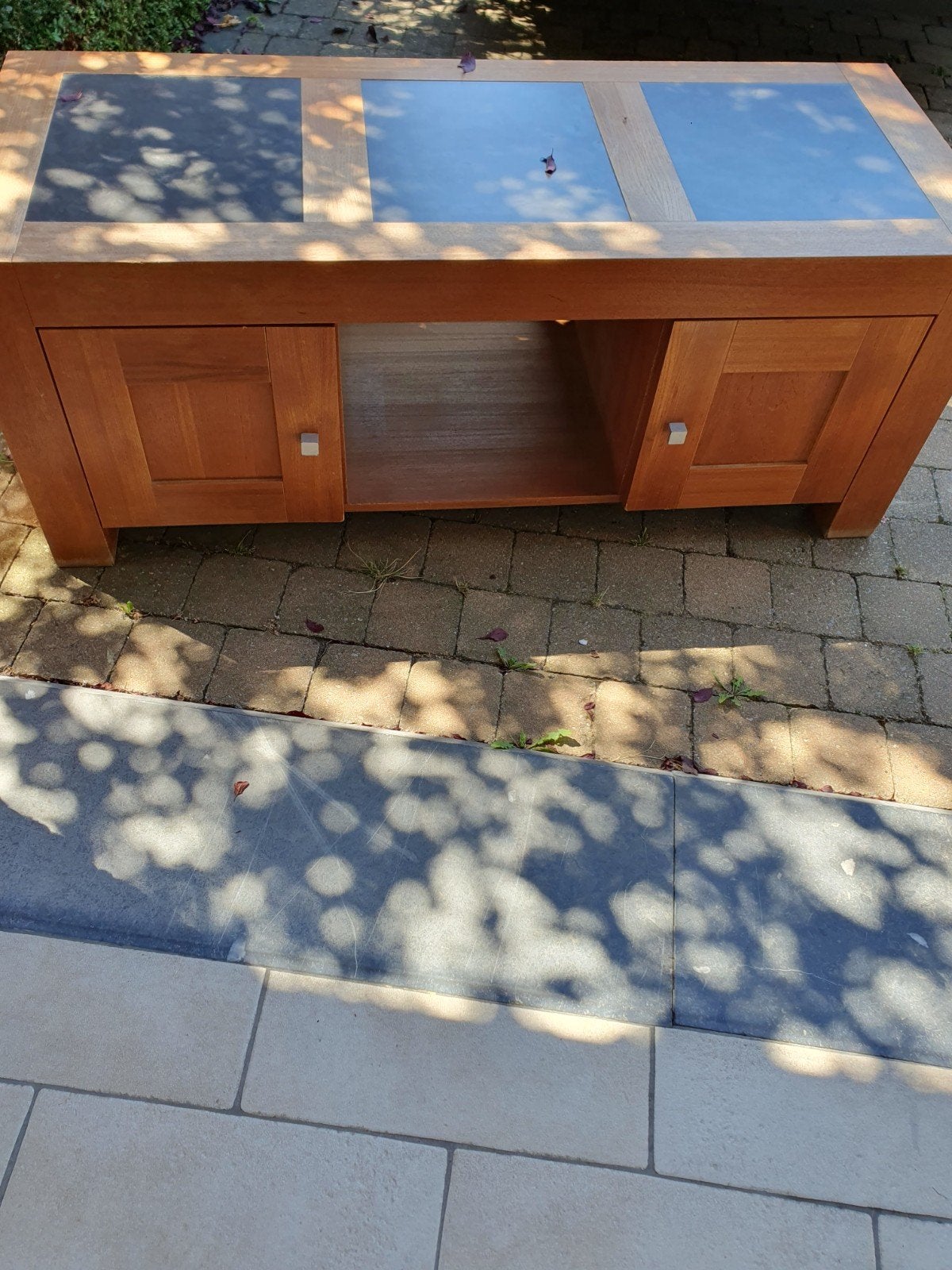 tv meubel teak, Ophalen
