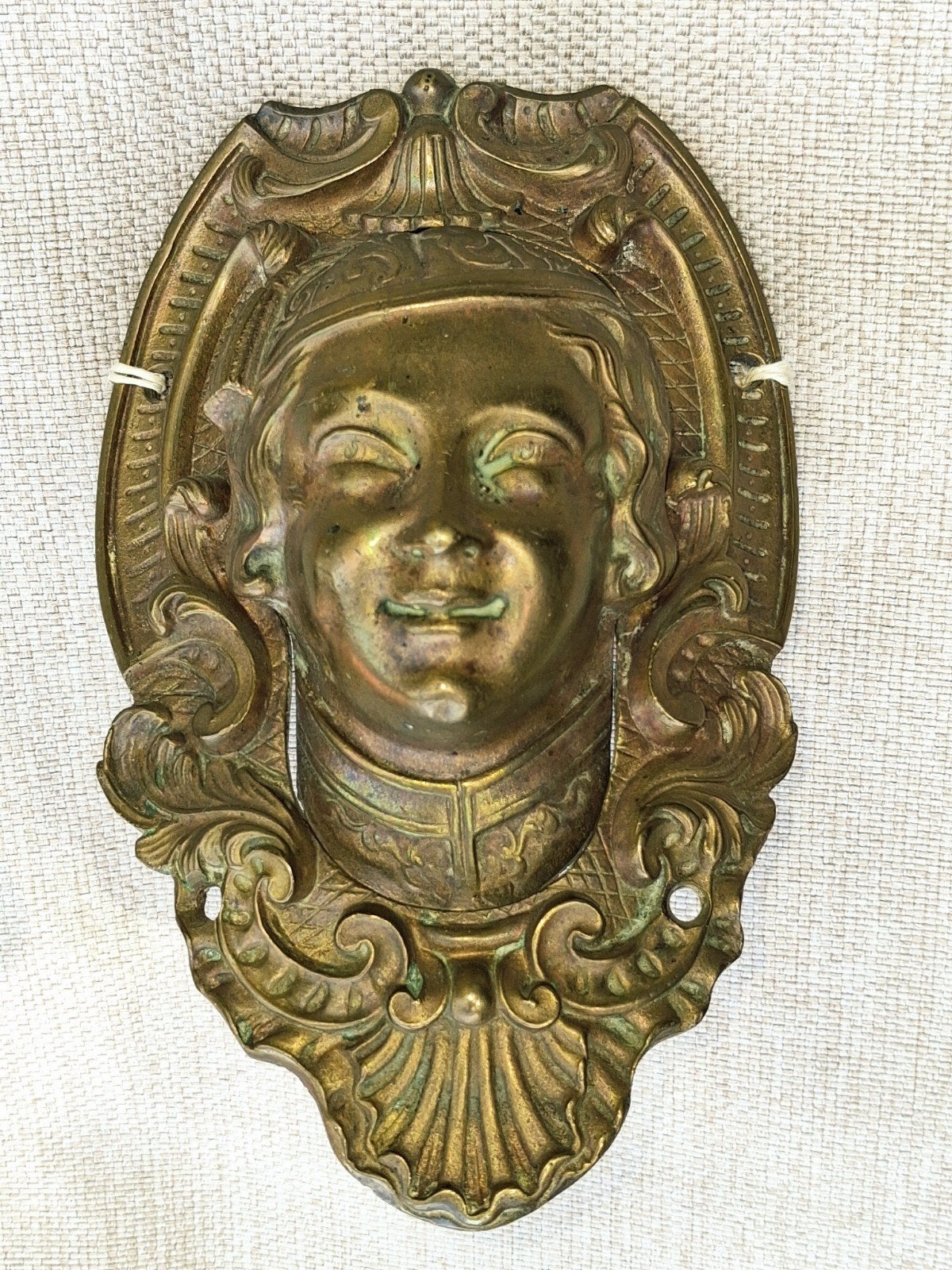 Statue en cuivre du XIXe siècle, coin de table de billard, Enlèvement ou Envoi