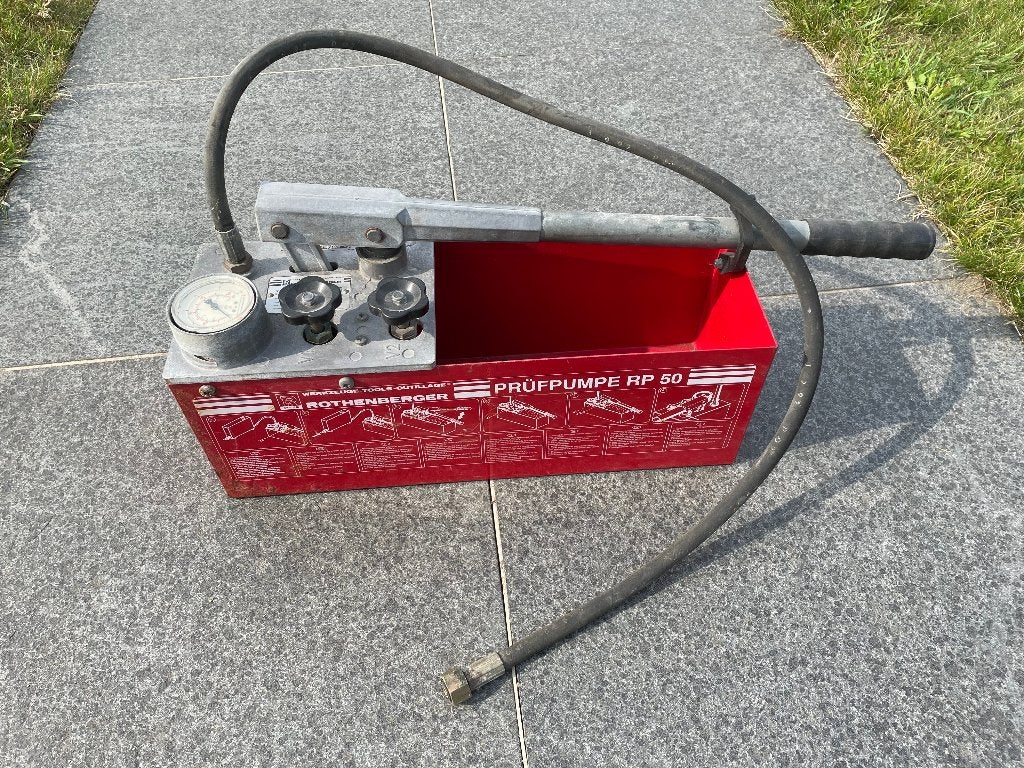 Rothenberger afperspomp RP 50 tot 60 bar., Enlèvement