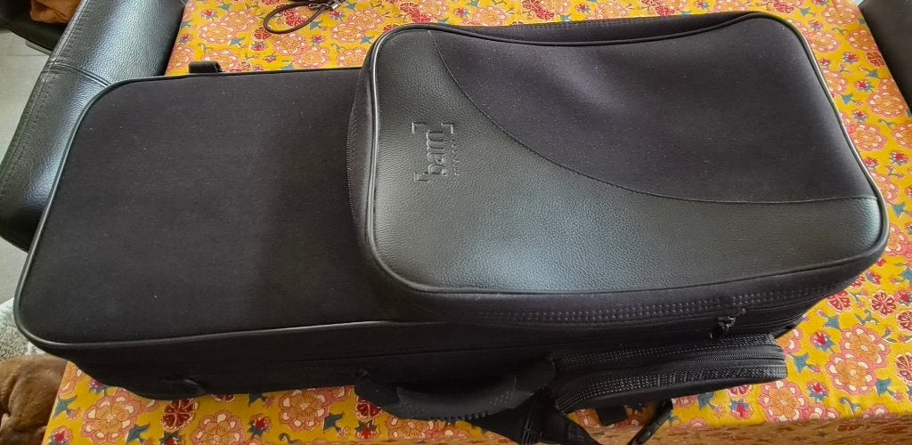 BAM trekking Alto sax Black, Muziek en Instrumenten, Ophalen, Nieuw, Alt, Met koffer