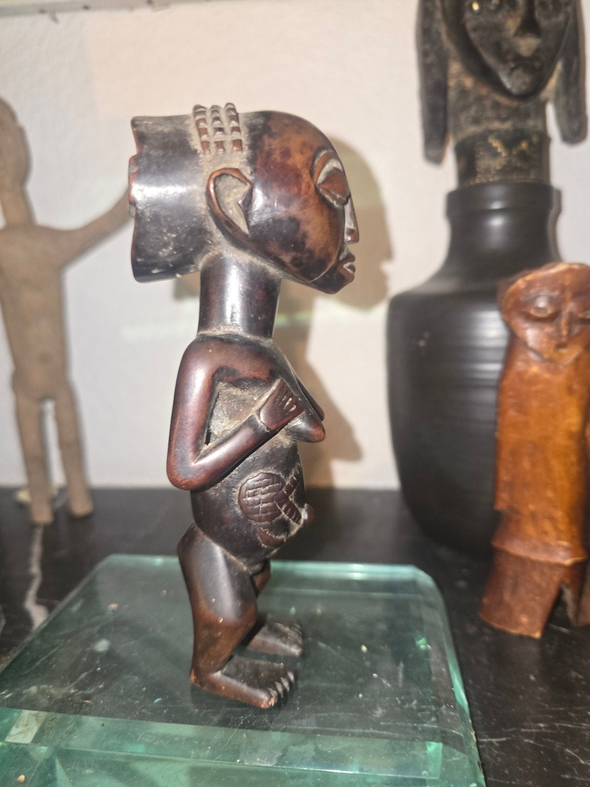 Afrikaans Hemba-beeldje, Antiek en Kunst, Kunst | Niet-Westerse kunst, Ophalen of Verzenden