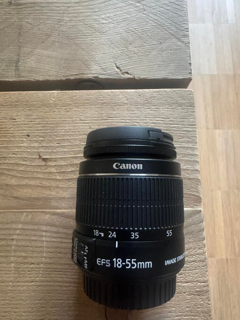 Canon reflex lens EFS 18-55mm macro 0,25mm, Audio, Tv en Foto, Foto | Lenzen en Objectieven, Ophalen, Zo goed als nieuw