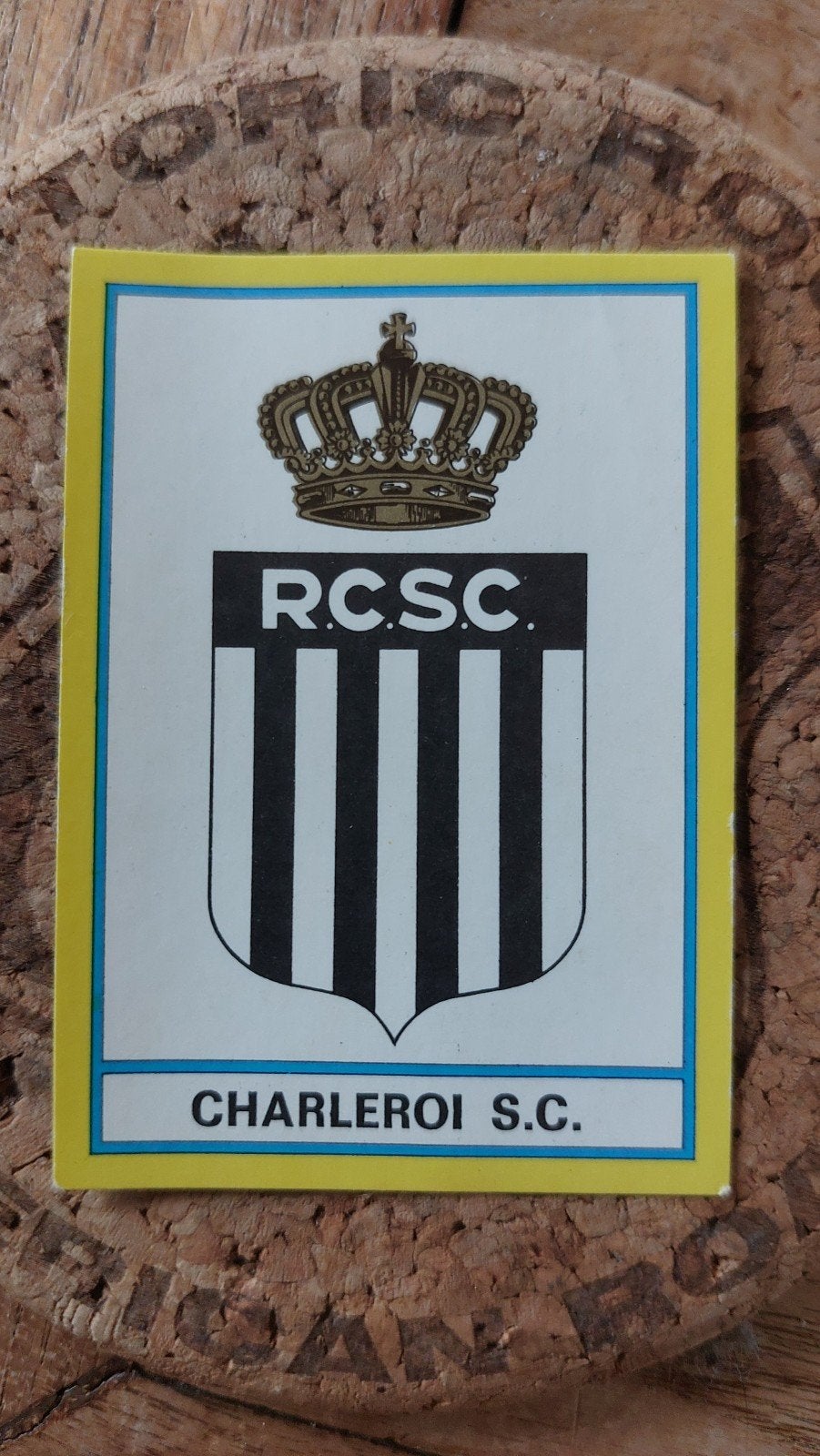 Autocollant Panini Football 75  R.C.S.C Charleroi, Collections, Enlèvement ou Envoi
