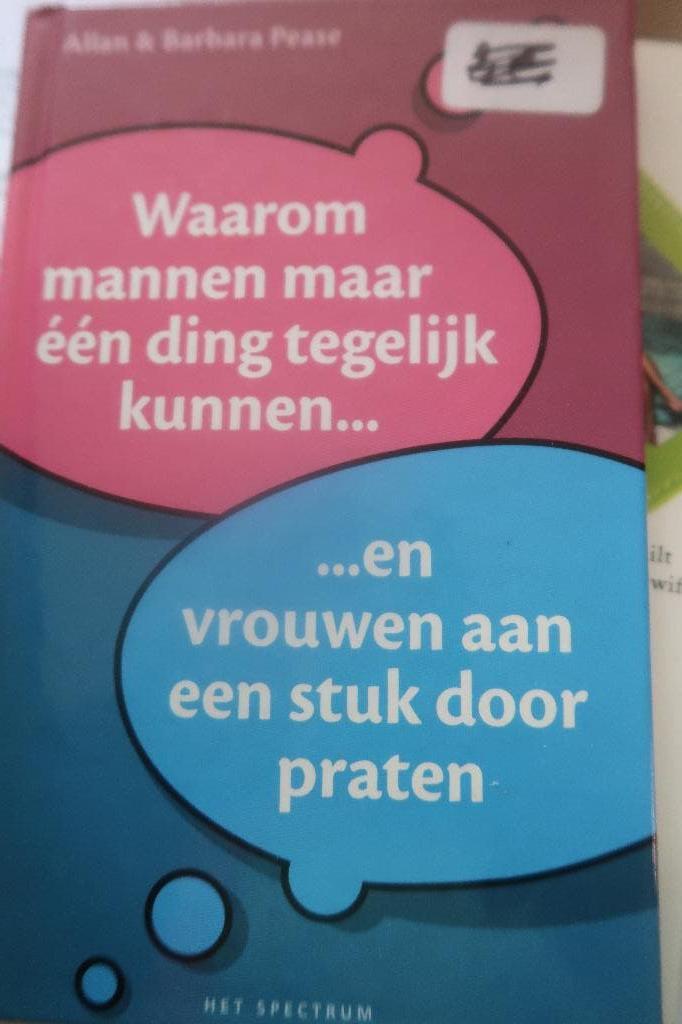 boek: waarom mannen maar één ding tegelijk kunnen, Enlèvement ou Envoi, Comme neuf, Allan&Barbara Pease