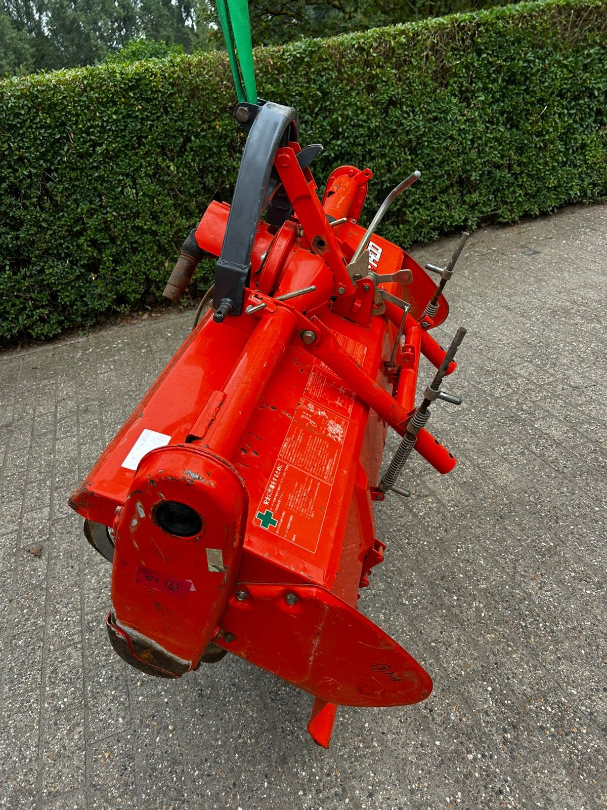 Frees te koop grondfrees minitractor, Ophalen