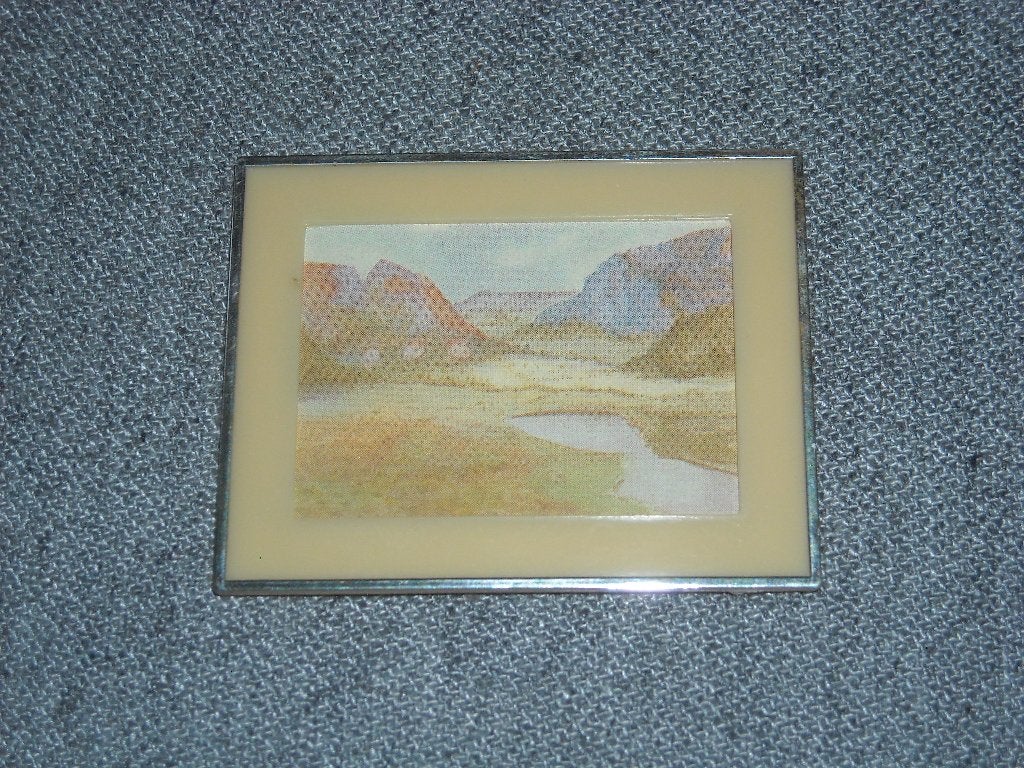 Lundby schilderij 'berglandschap', Collections, Maisons de poupées & Accessoires, Enlèvement ou Envoi, Utilisé