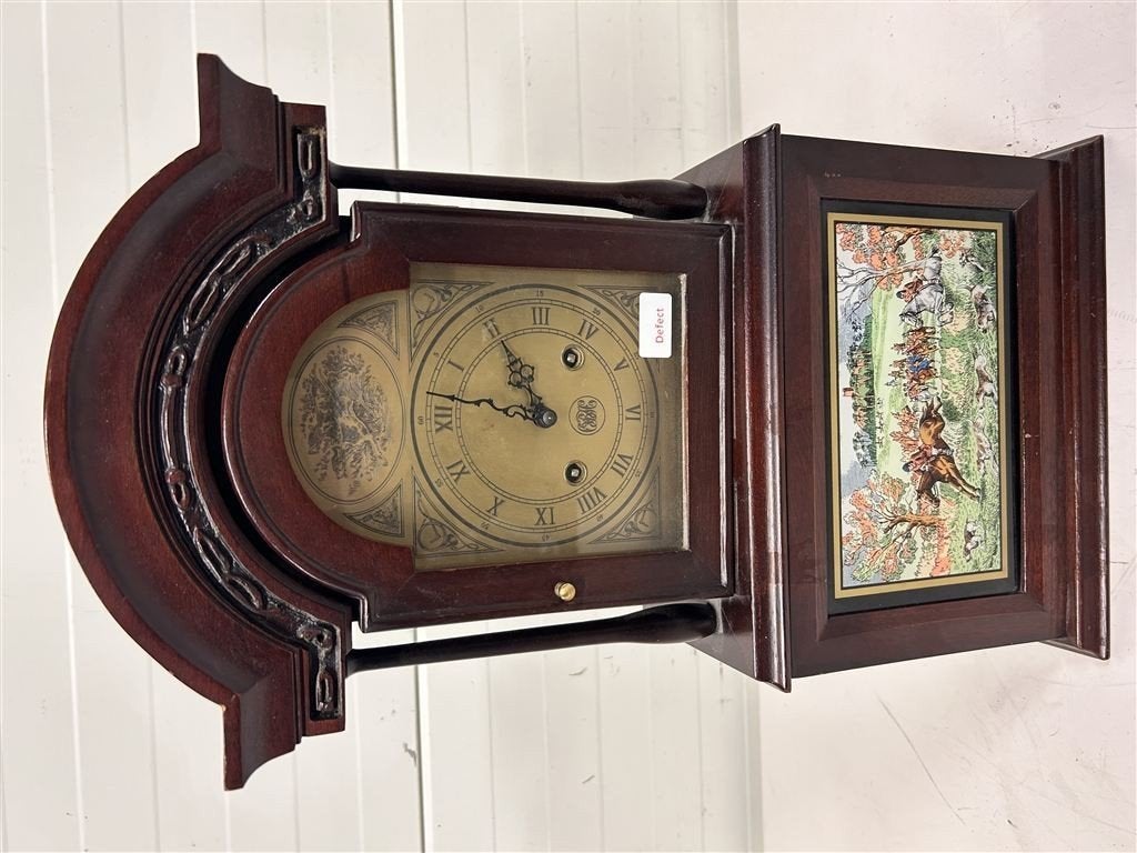 A7428. The Old Berkshire Hunt Foxhound Clock, Jacob Keijzer, Ophalen of Verzenden, Gebruikt