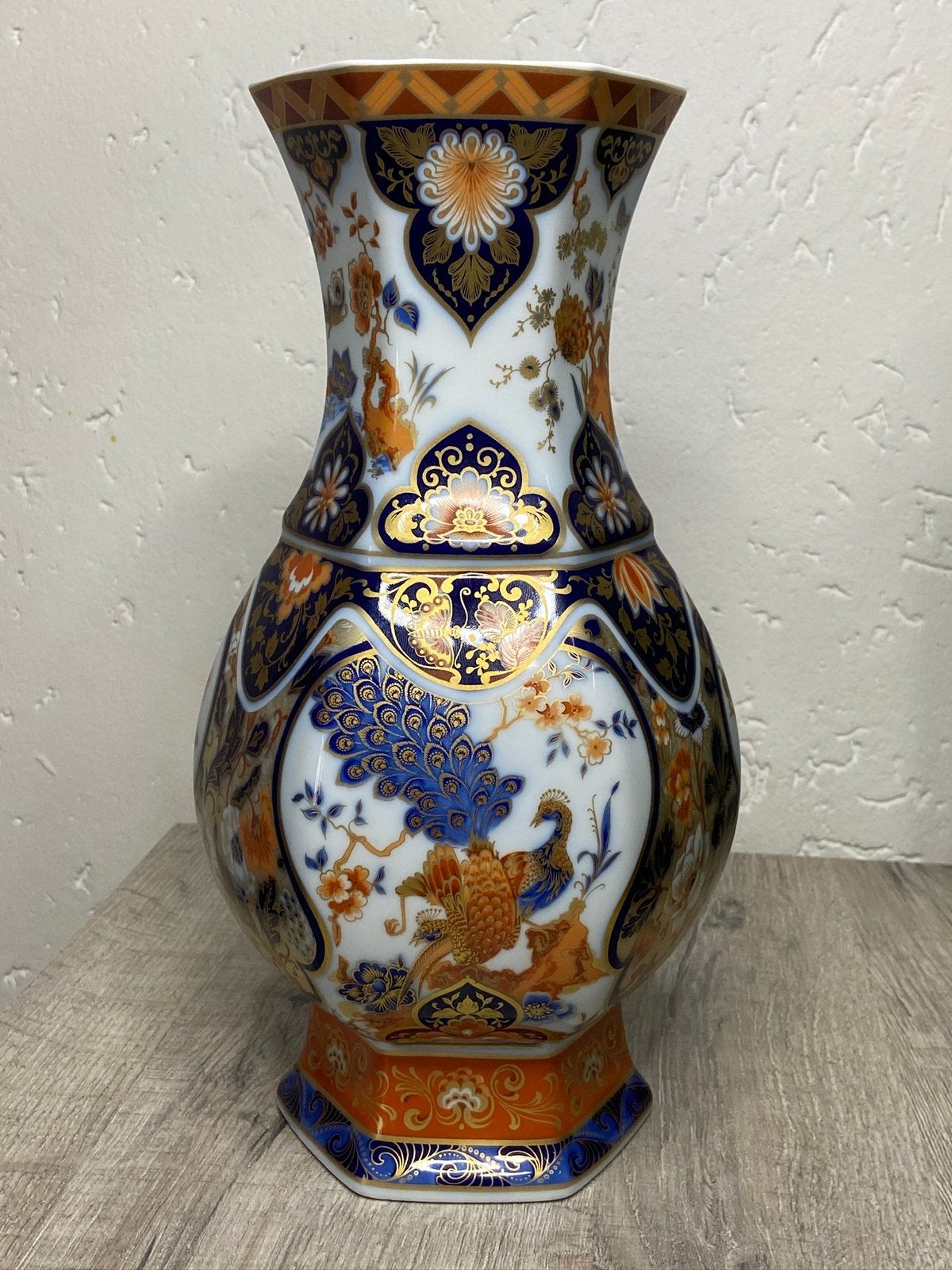 Vase en porcelaine KAISER "Yokohama" – Echt Kobalt / Imari, Antiquités & Art, Enlèvement