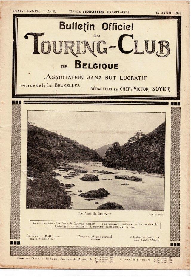 Toring Club 4/1928 -6/1928 - 7/1928 3 numéros, Enlèvement ou Envoi, Utilisé