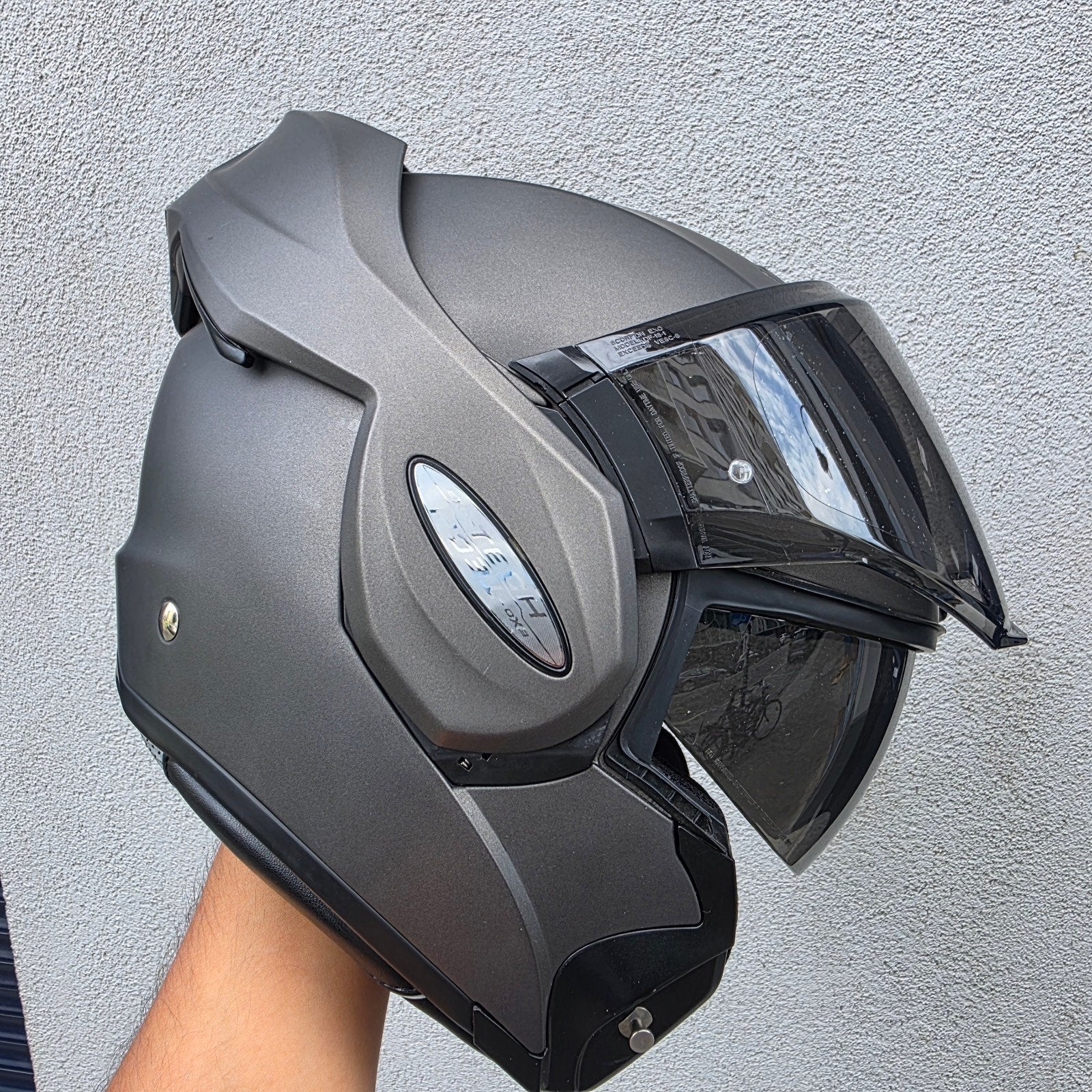 casque moto scorpion modulable, Motos, Enlèvement ou Envoi, M