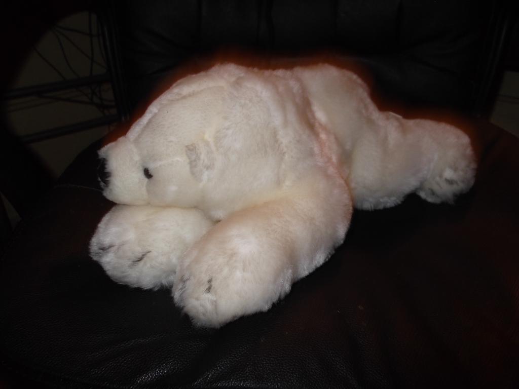PELUCHE"OURS BLANC"(33 CM), Enlèvement ou Envoi, Comme neuf, Ours