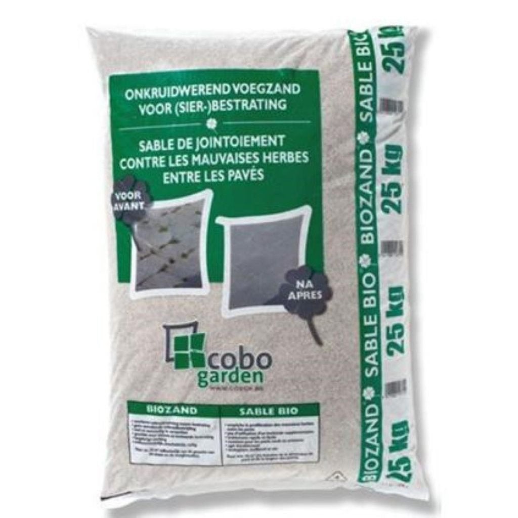 2 zakken Cobo Garden onkruidwerend voegzand 25 kg, Tuin en Terras, Tegels en Klinkers, Nieuw, Overige typen, Overige materialen