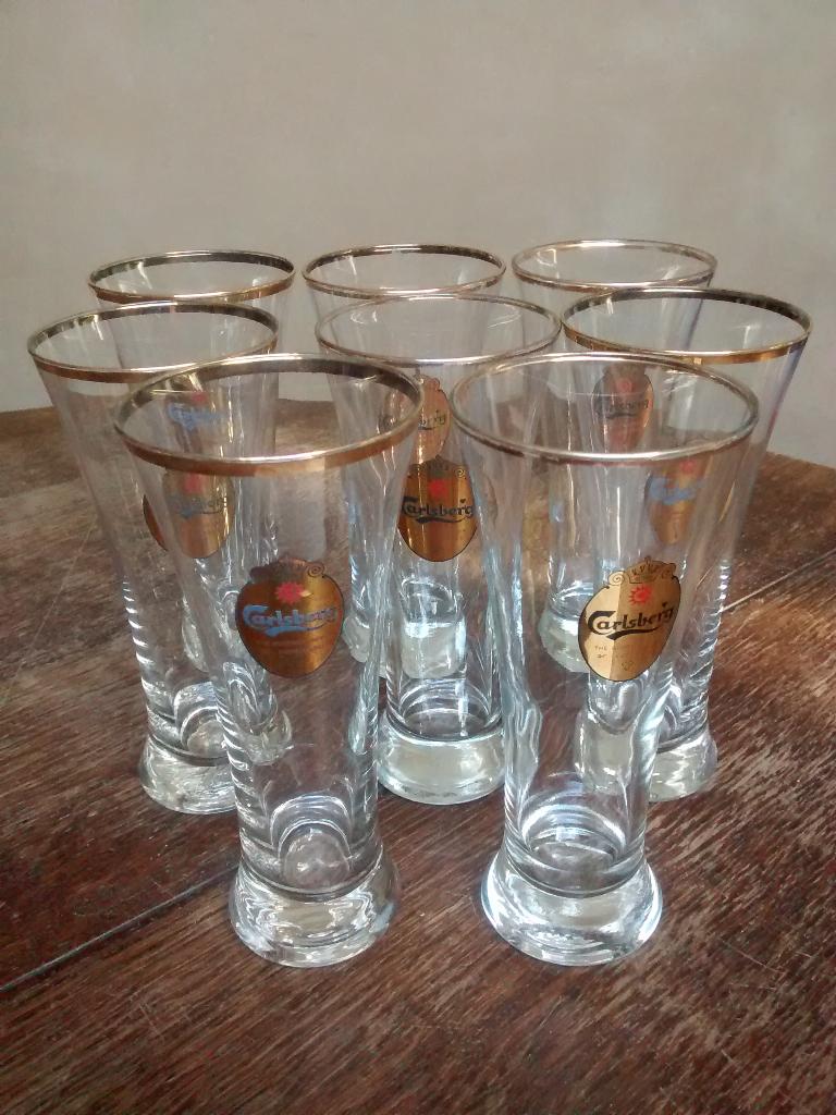 verres à bière Carlsberg, Ophalen, Gebruikt, Bierglas